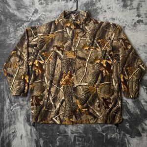 Winchester Sportsman's Camo Sweater Size Mens 3X-Large Full Zip Fleece